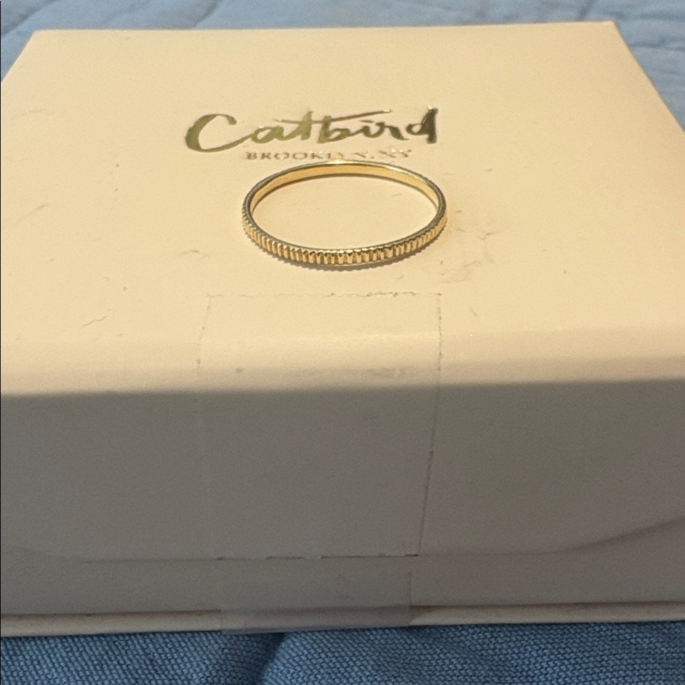 Catbird Jewelry Petite Gold Fountain Ring - Picture 12 of 16